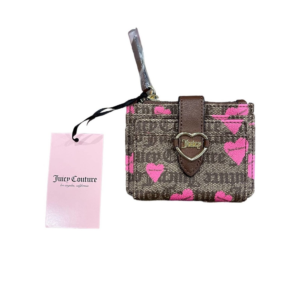 Juicy couture pink heart wallet